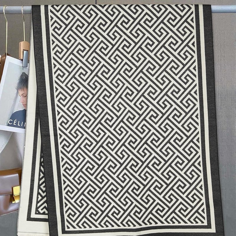 EXTREE Scarfs for Women Pashmina Silky Shawl Wrap for Evening Dressing Blanket Open Front Poncho Cape - Image 4